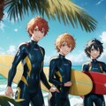 サーフィンボードに乗っている男性アイドル達！！&供養（1２枚） 6枚目