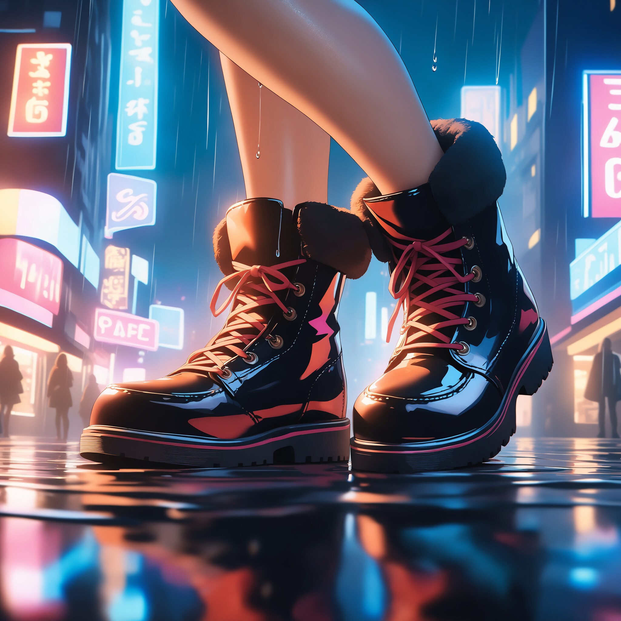 雨 | の人気AIイラスト・グラビア