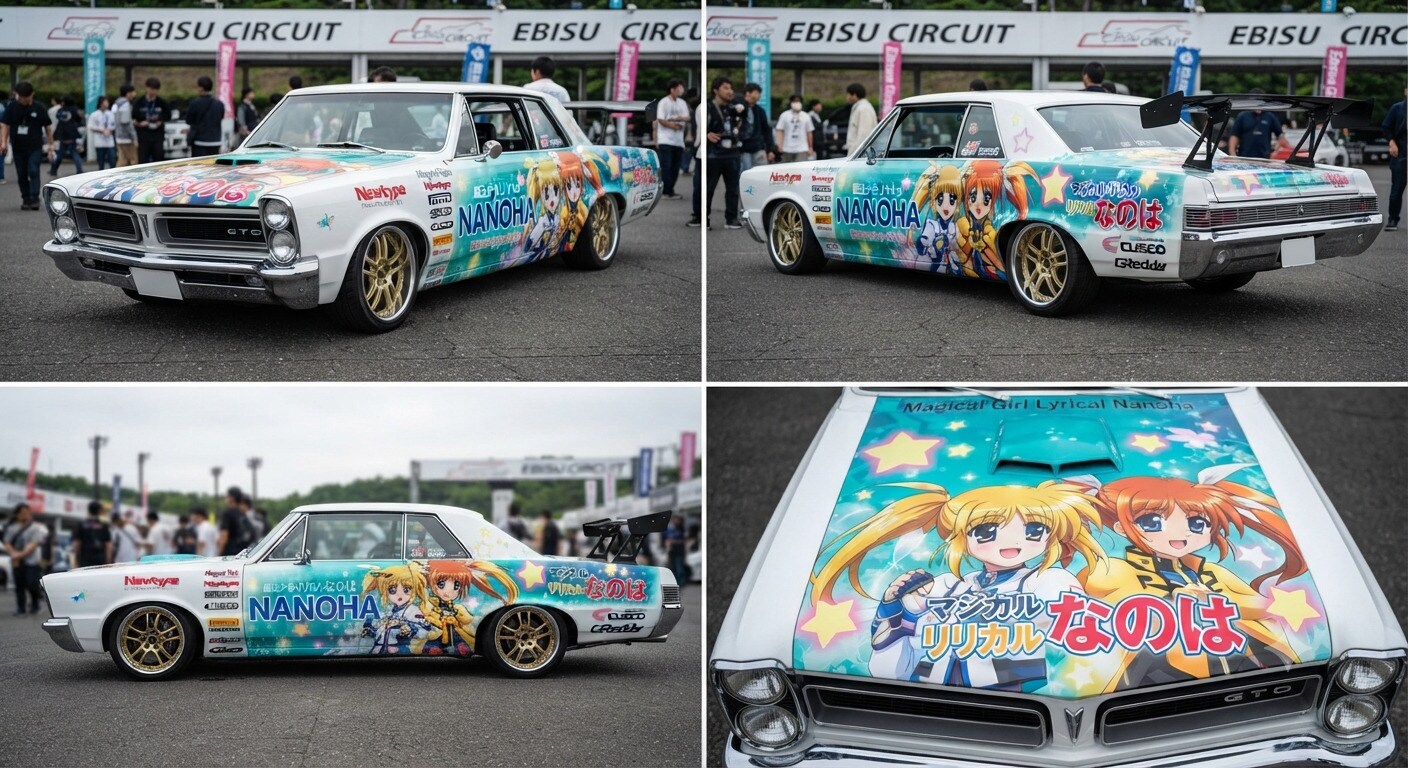 魔法少女リリカルなのは痛車ポンティアックGTO | の人気AIイラスト・グラビア