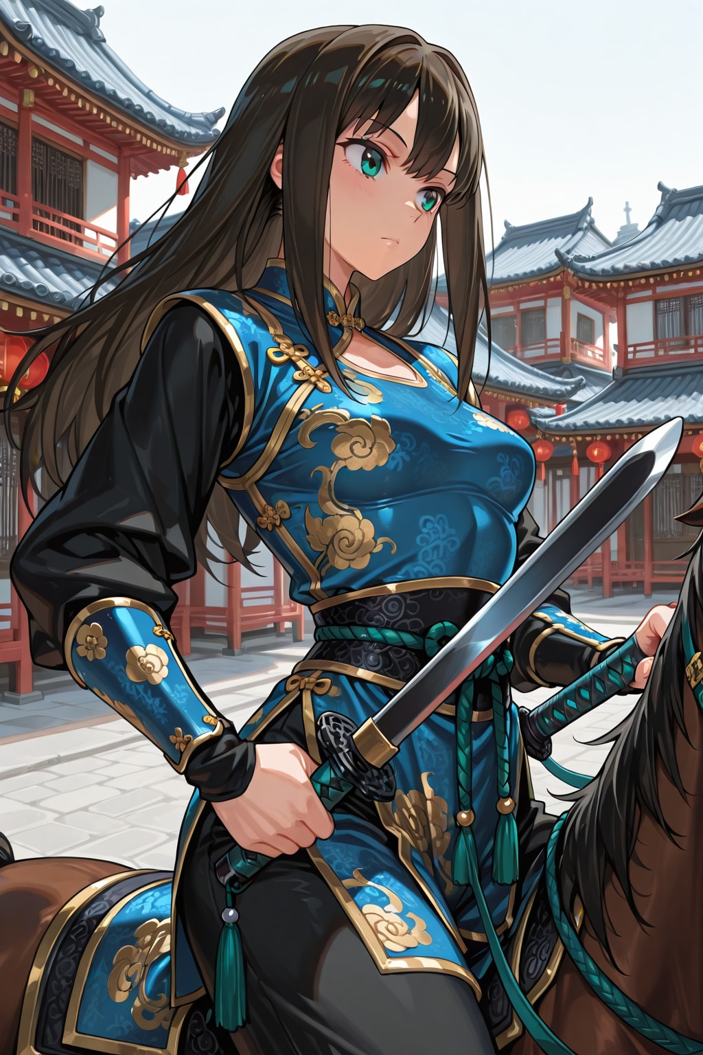 中国武将風装備のしぶりん(ちちぷい版)