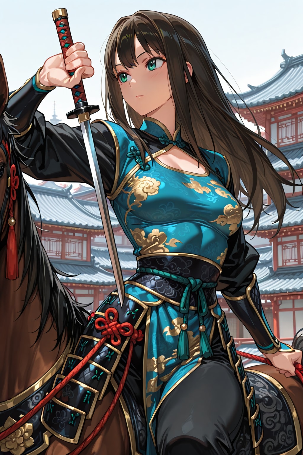 中国武将風装備のしぶりん(ちちぷい版)