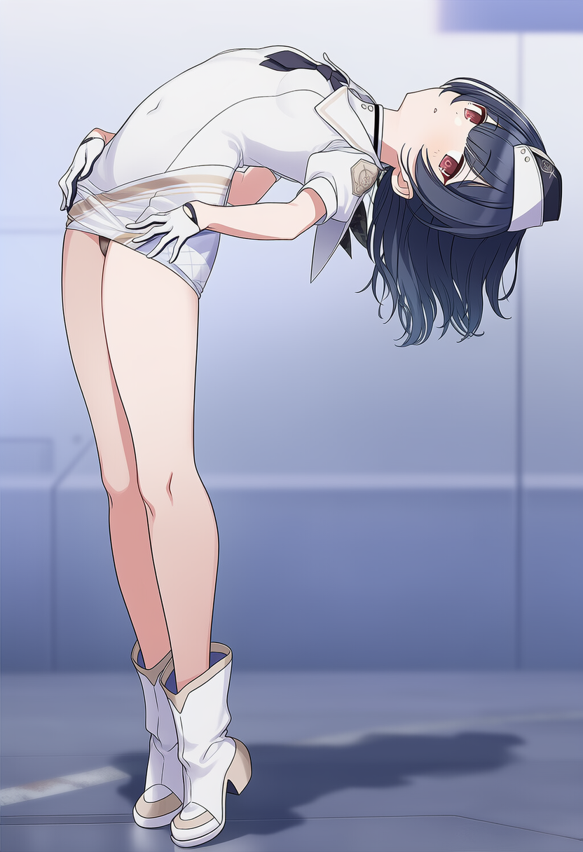 ブルアカオペレーター服　後ろ反り59
