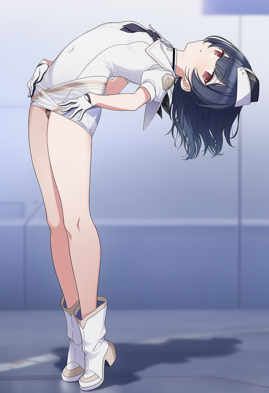 ブルアカオペレーター服　後ろ反り59