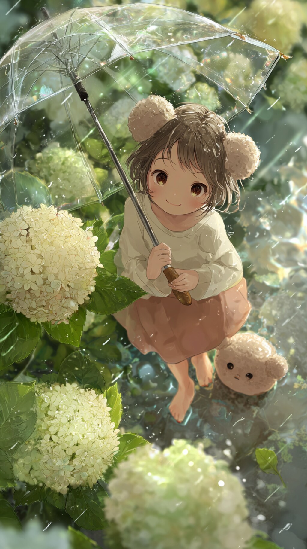 くま娘とカタツムリ🐌🐾