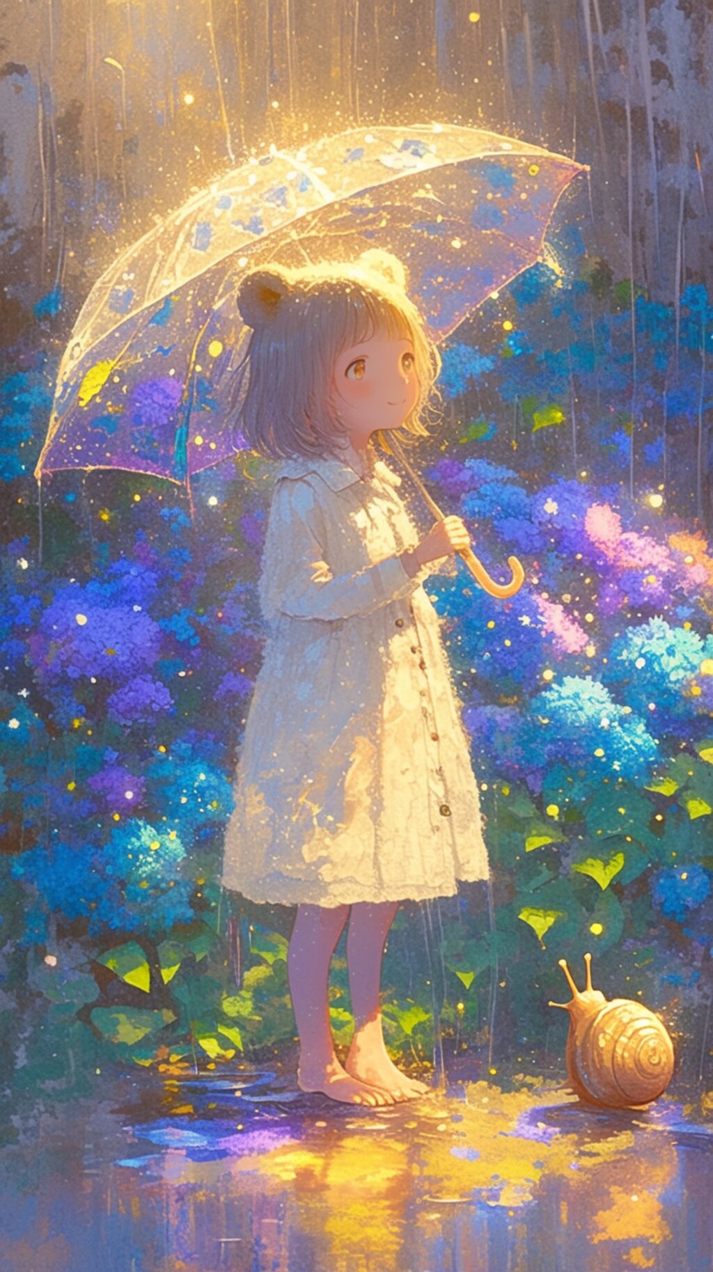 くま娘とカタツムリ🐌🐾