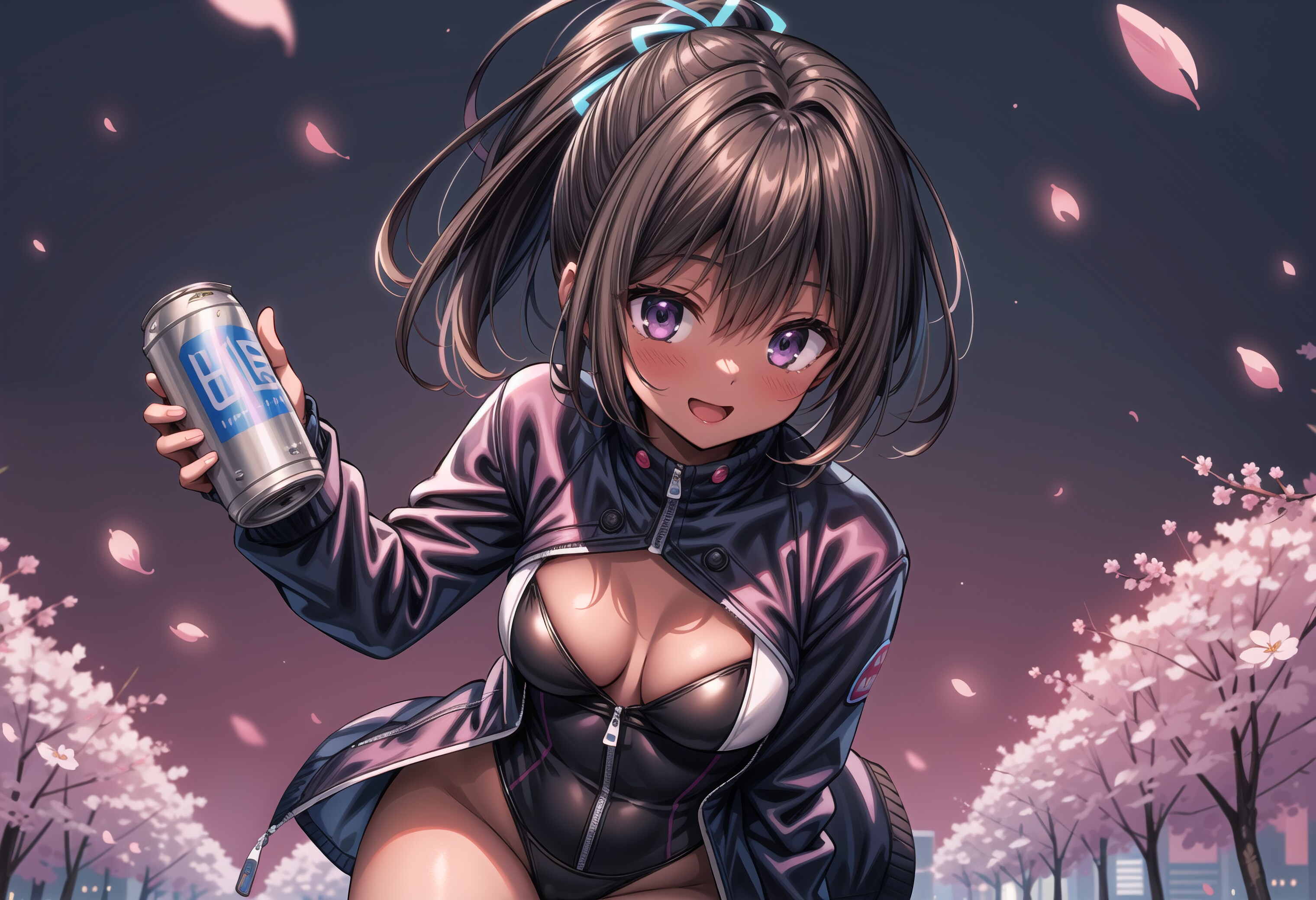 サイバーパンク・お花見