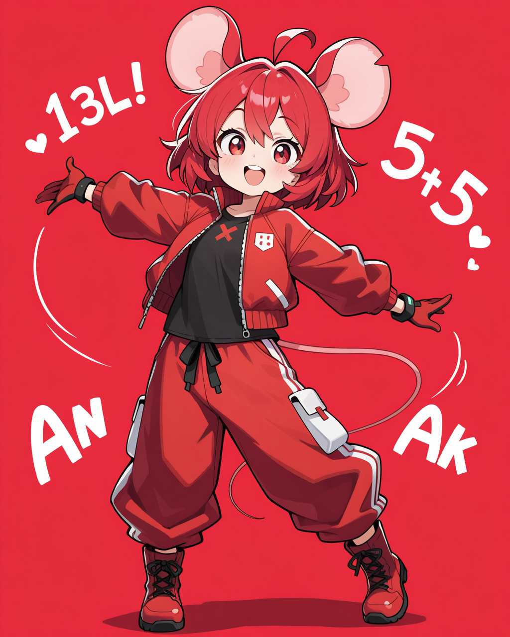 まっかなねずみ！！