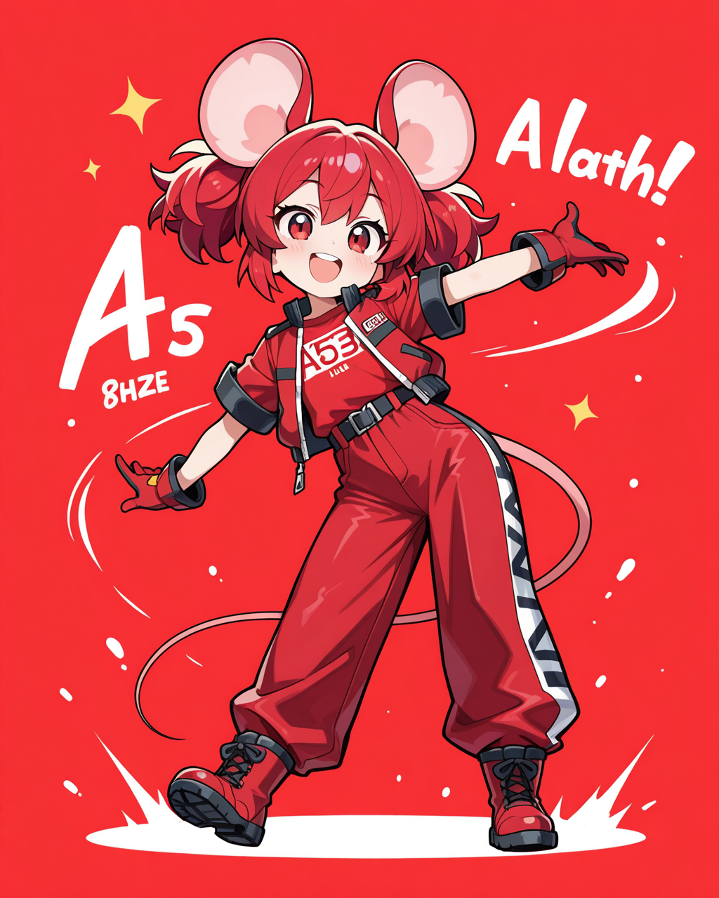 まっかなねずみ！！