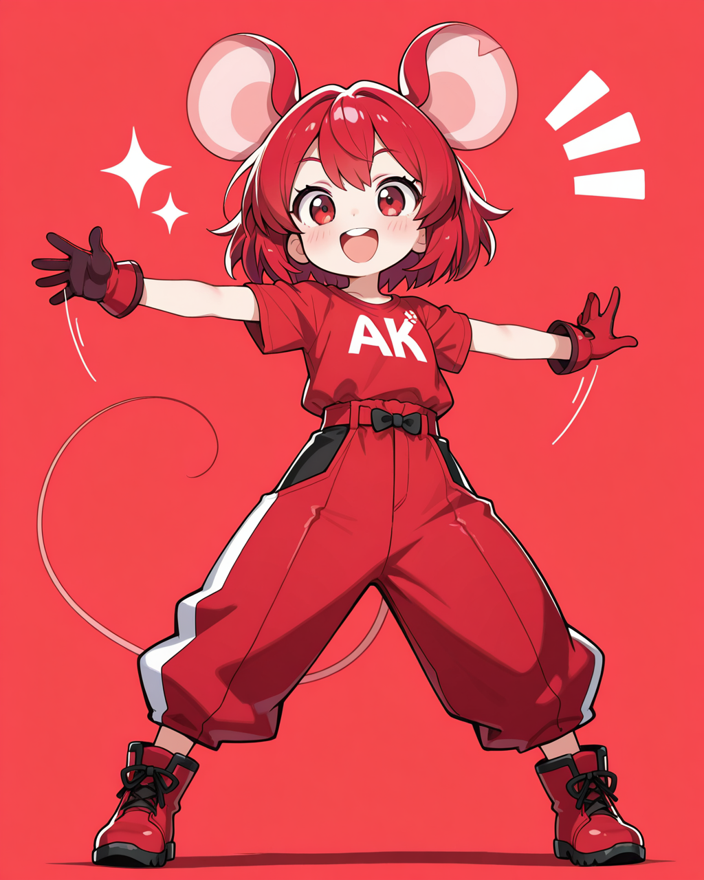 まっかなねずみ！！