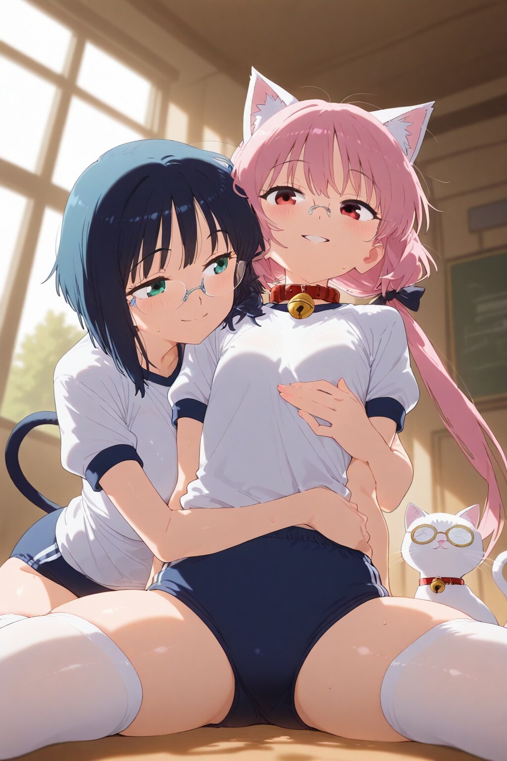 準備運動🐱猫を可愛がる体操(*´ω｀*)