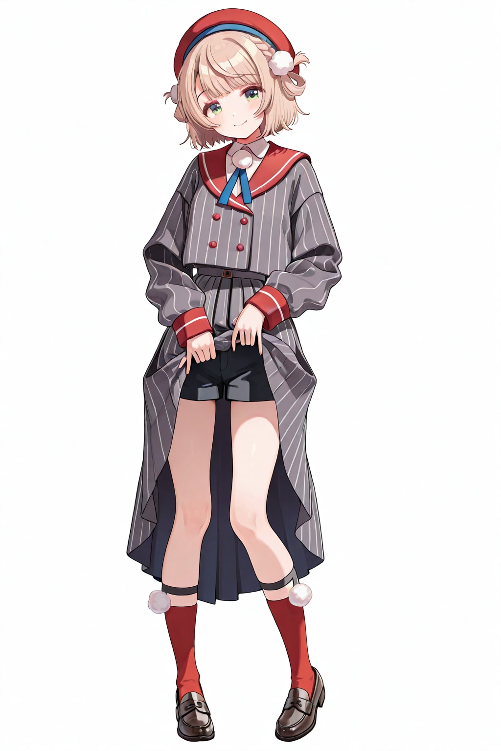 Shigure Ui, with shorts