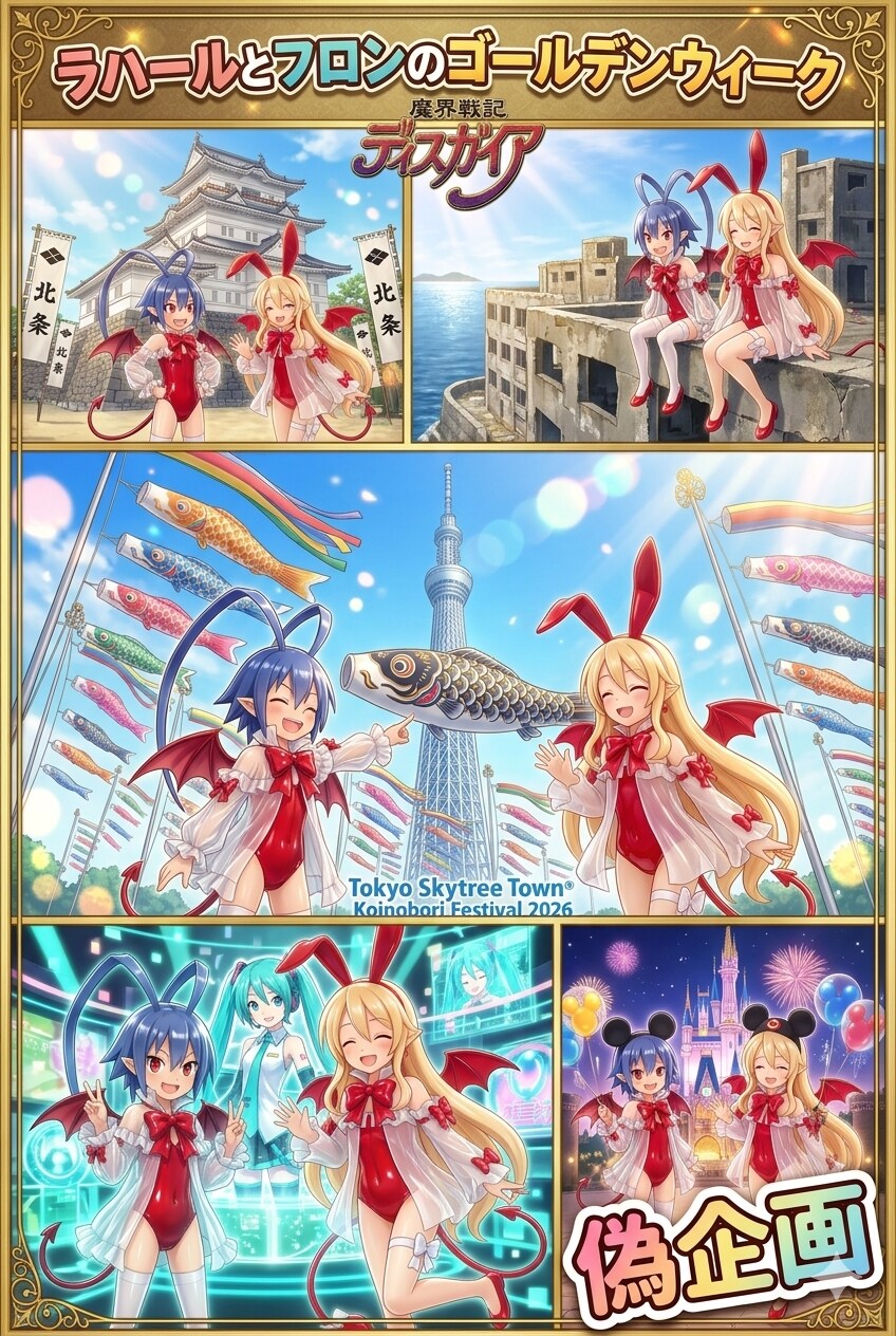ラハールとフロンのゴールデンウィーク