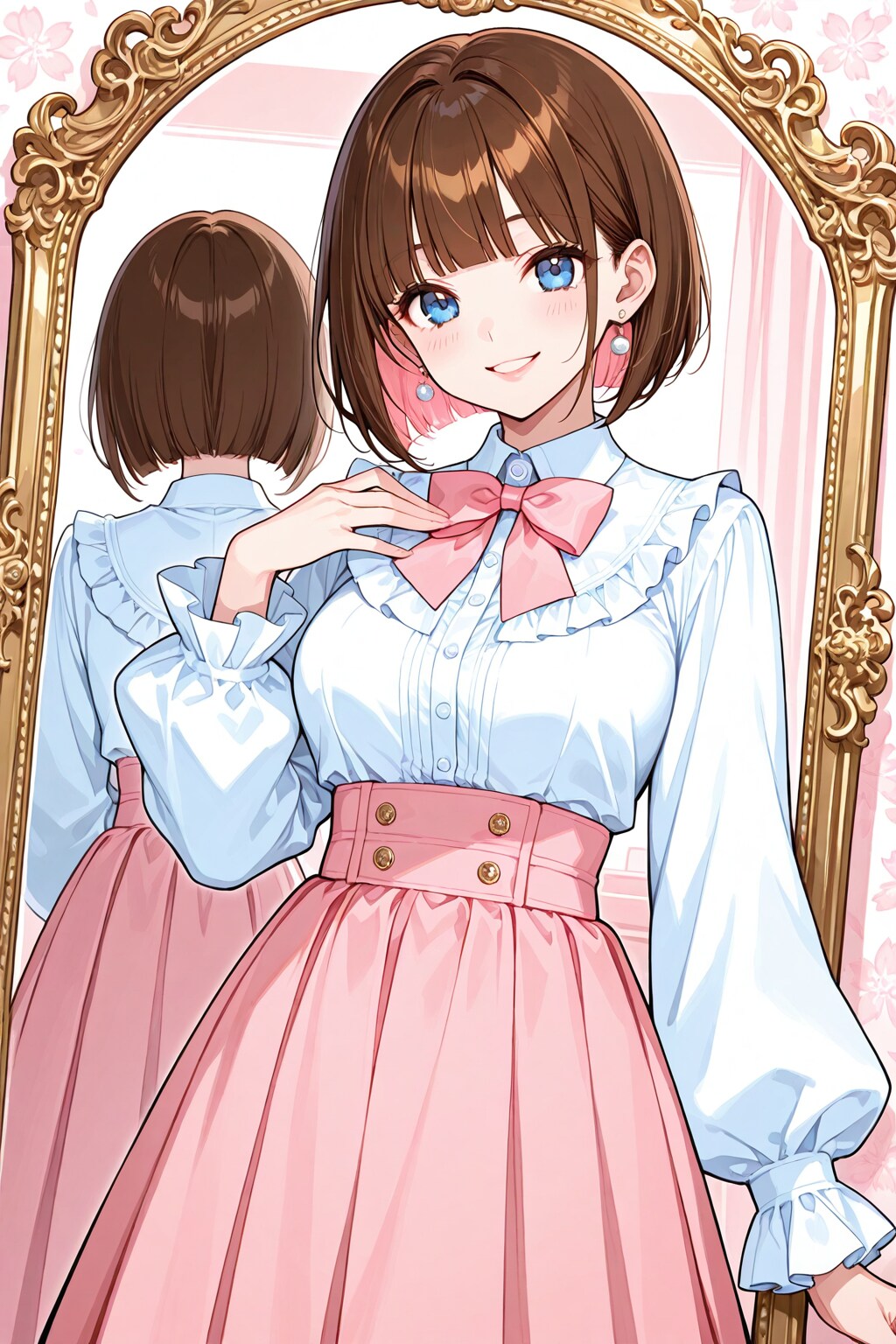 鏡の中の自分