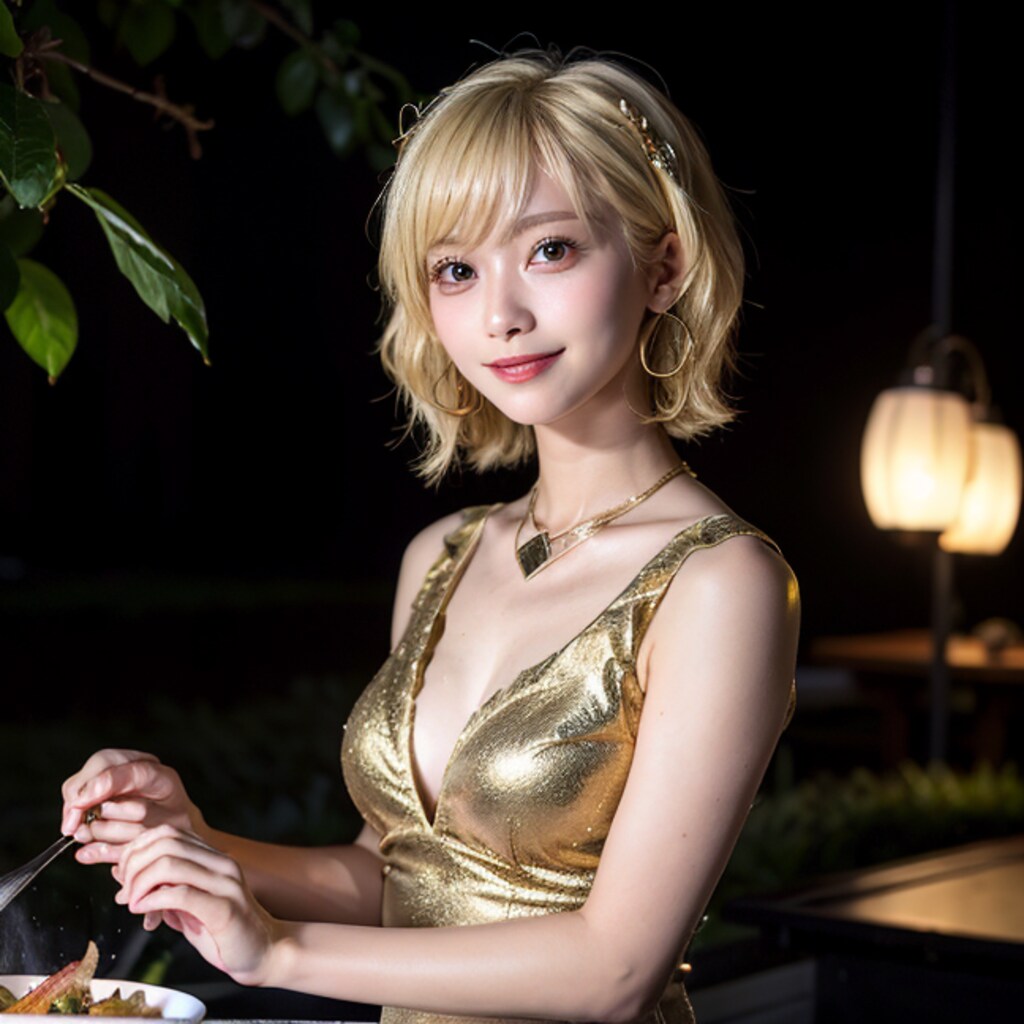 夜更けのBBQ