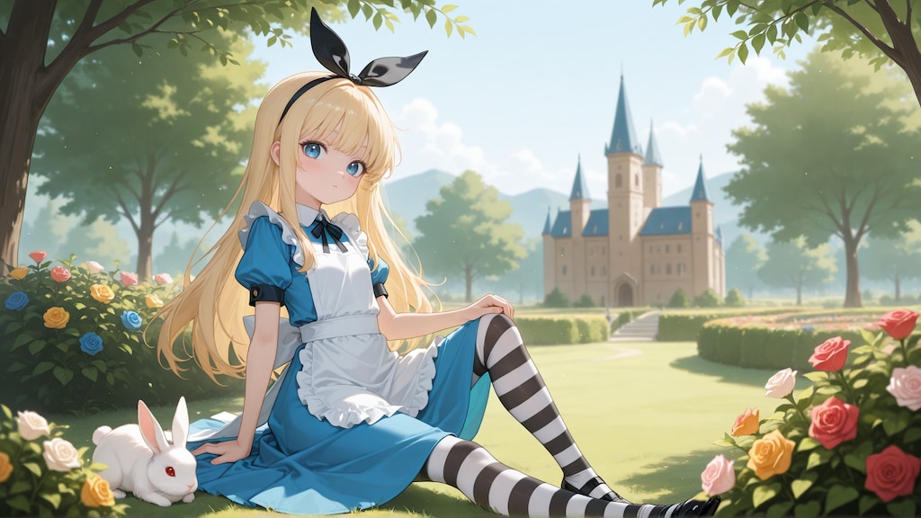 【壁紙】不思議の国のアリス—３