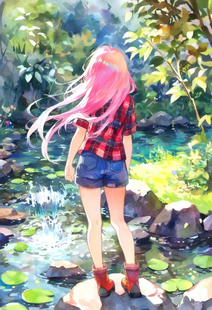 Great adventure at a nearby pond | の人気AIイラスト・グラビア