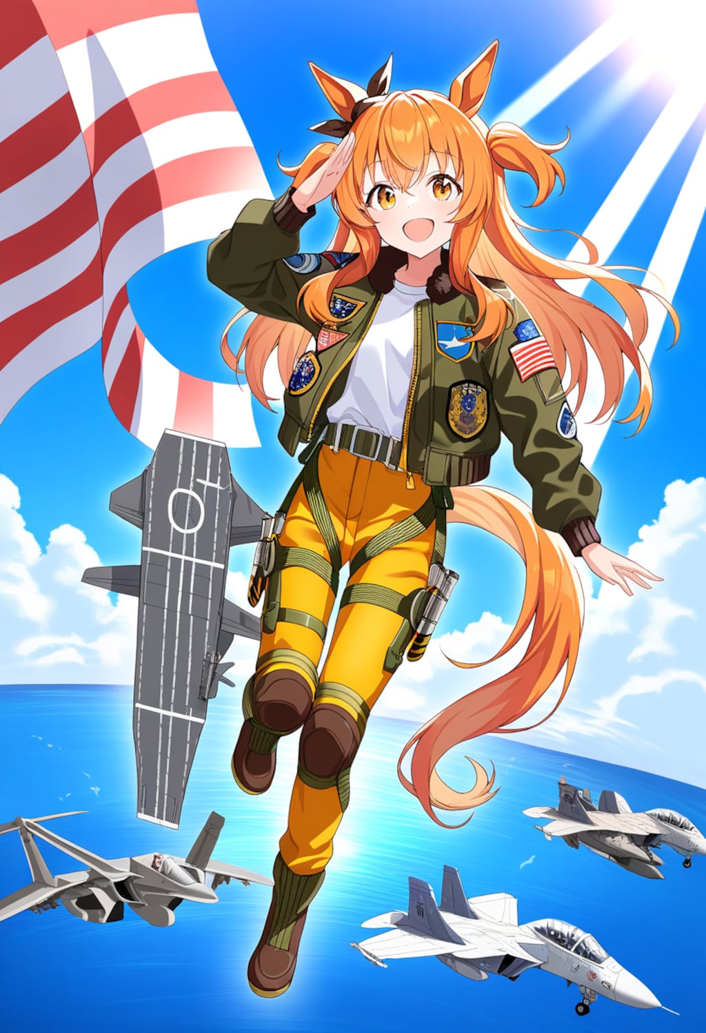 変なコラボになったトップガンなマヤノトップガン🐴🇺🇸❤️