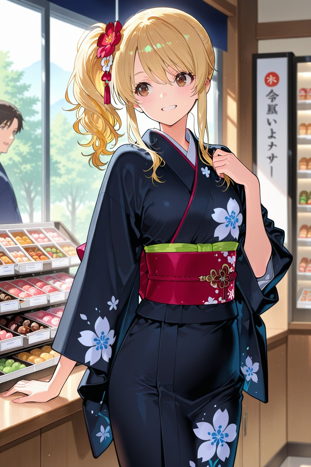 和菓子店の娘 | の人気AIイラスト・グラビア