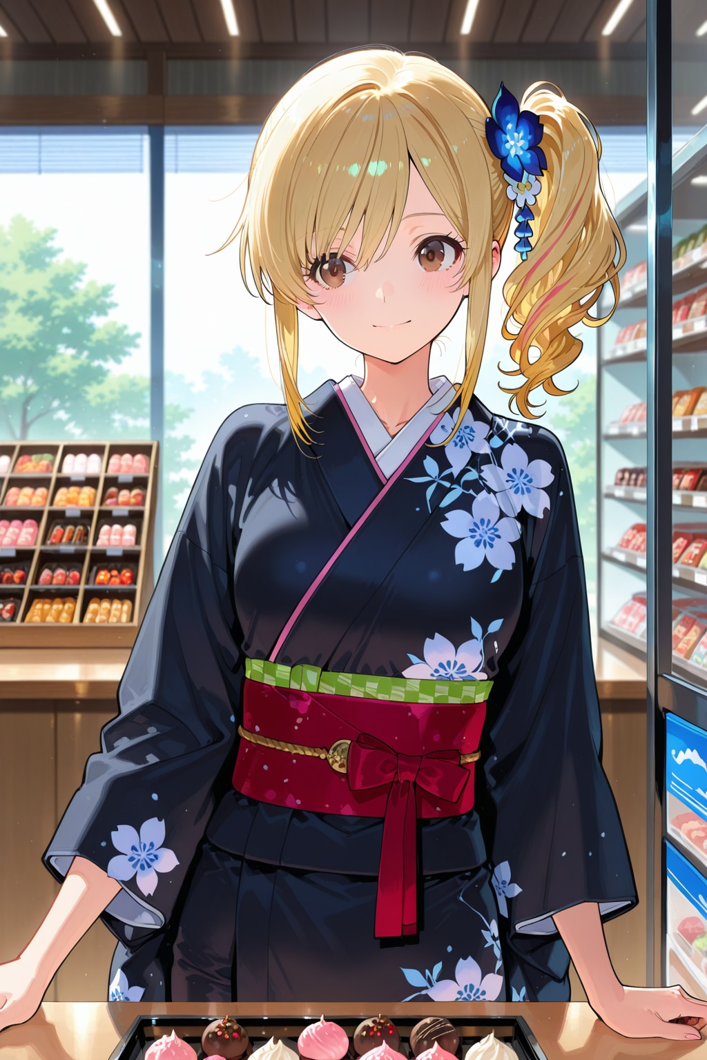 和菓子店の娘