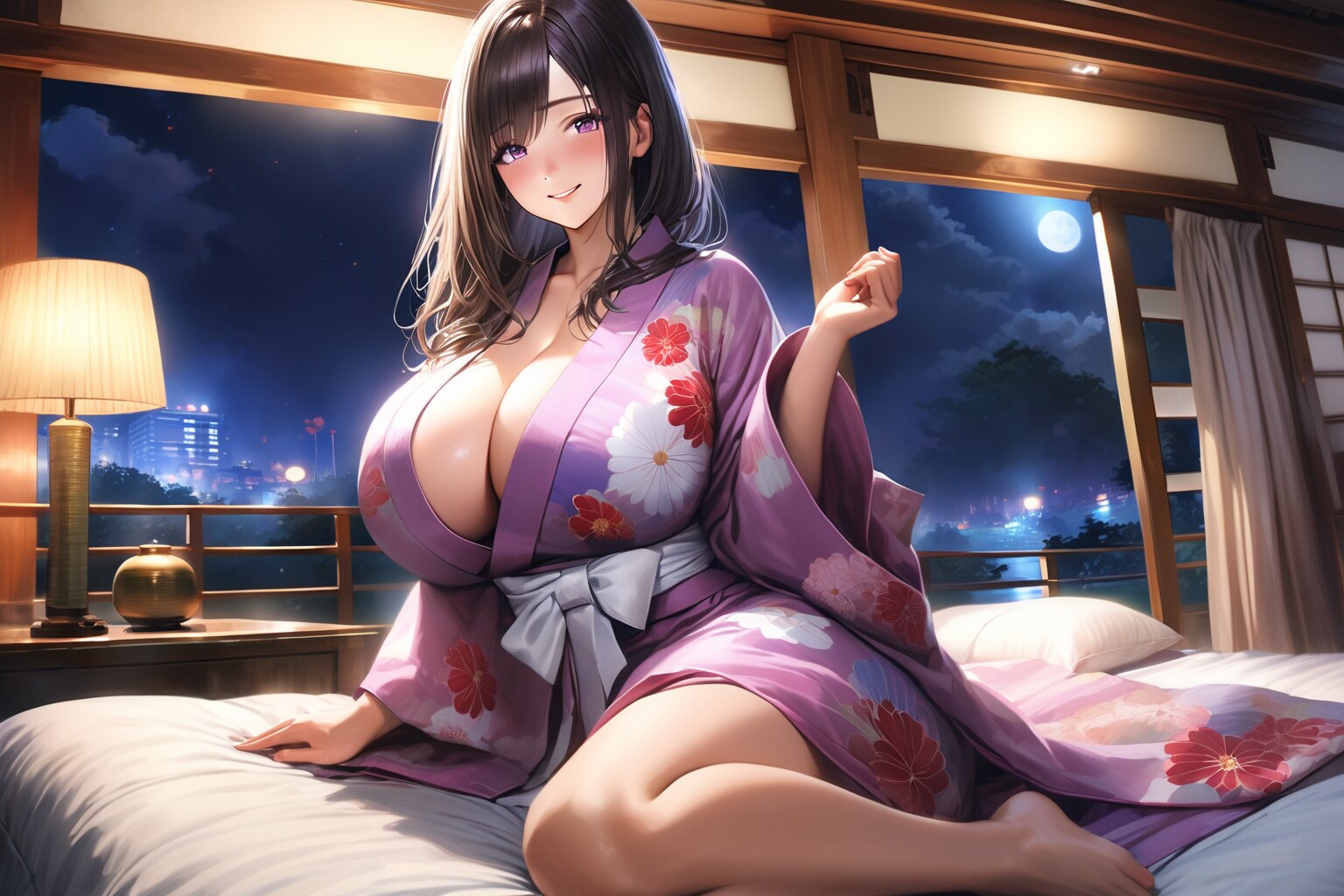 添い寝してくれるお姉さん