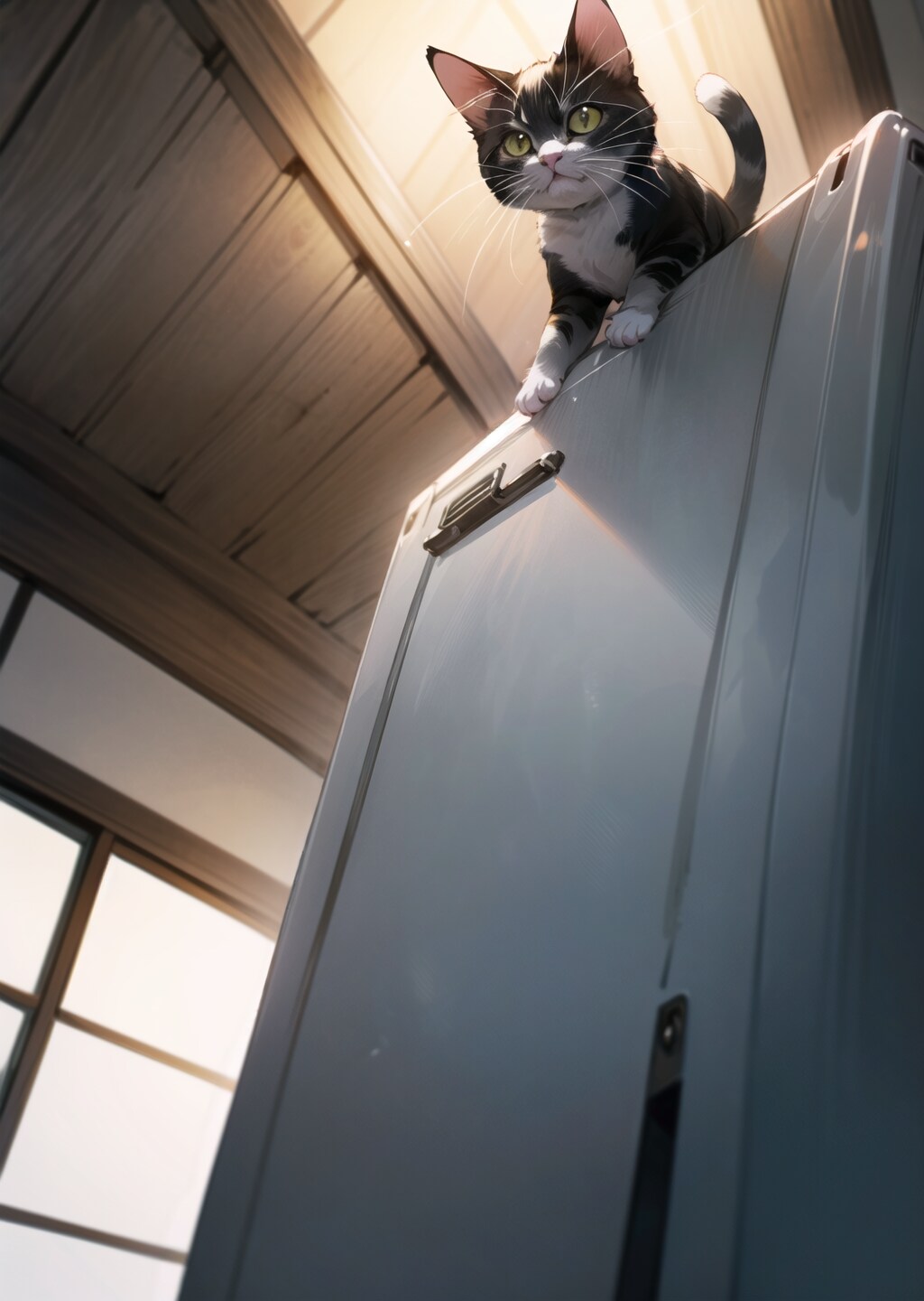 おりれなくなったにゃ
