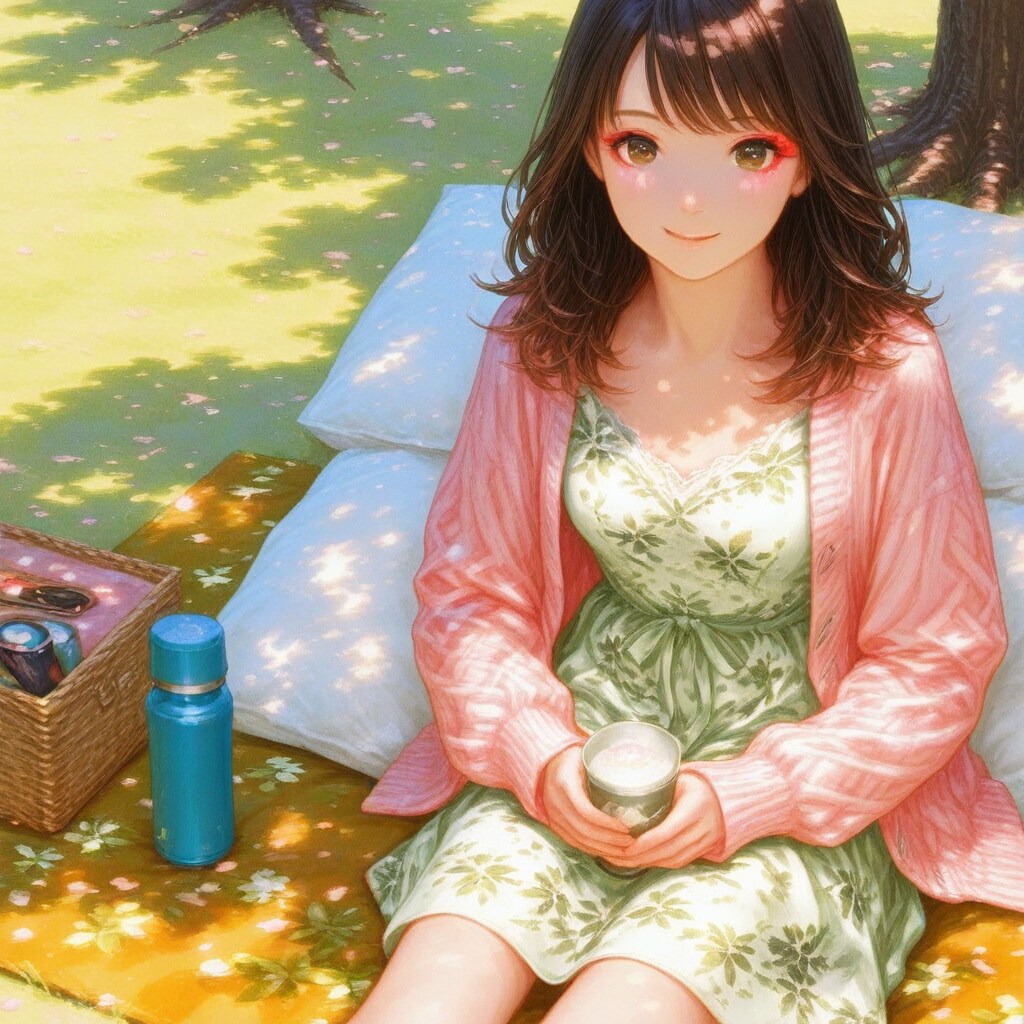 昼下がりの公園デート | の人気AIイラスト・グラビア