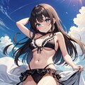 黒髪巨乳ちゃん_04_水着 11枚目