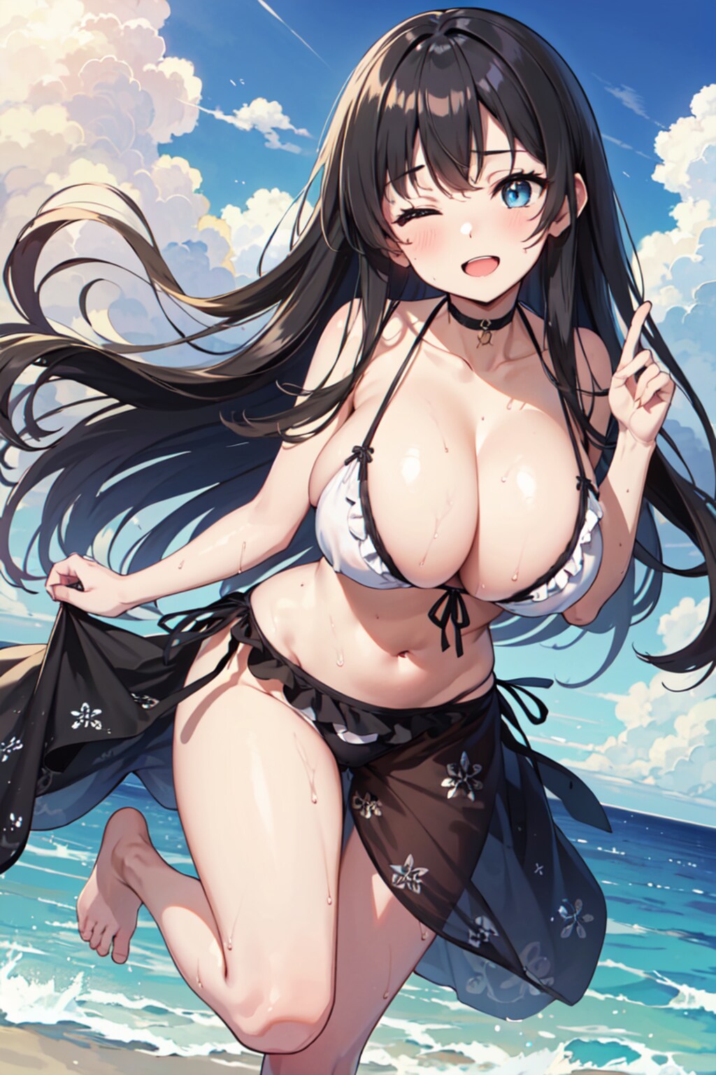 黒髪巨乳ちゃん_04_水着