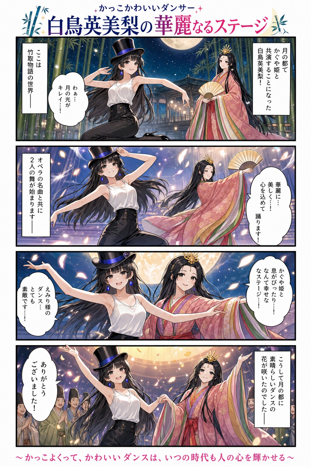 かっこかわいいダンサー白鳥英美梨の華麗なるステージ・竹取スペシャル