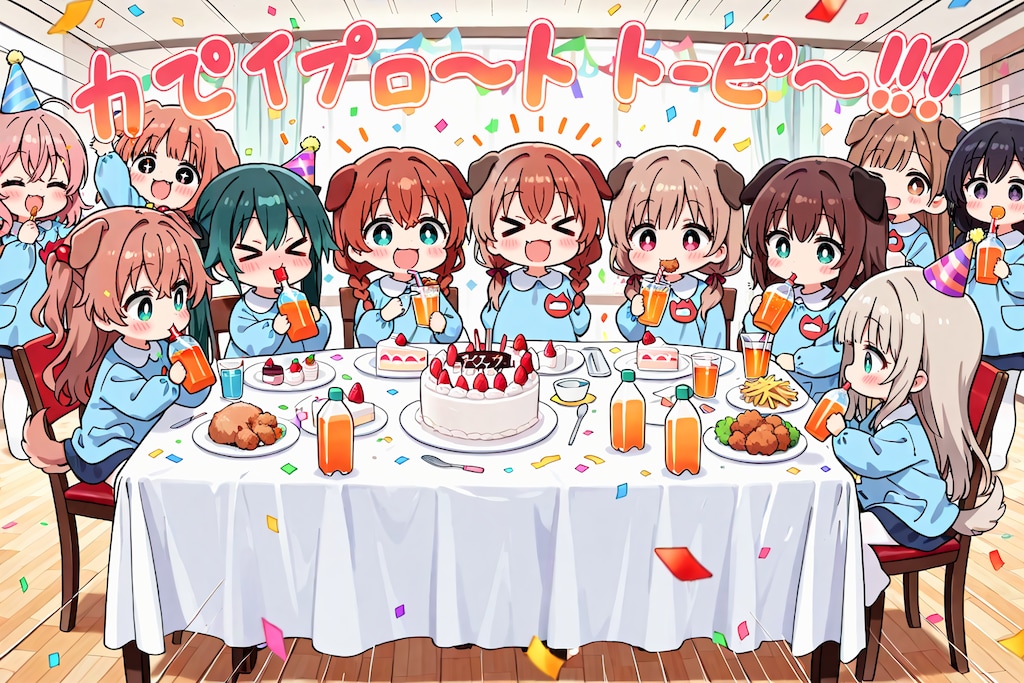 いぬみみようちえんのぼうねんかい！