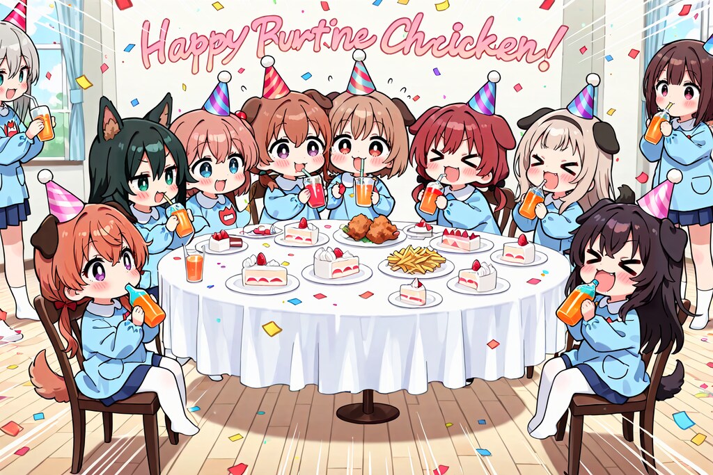 いぬみみようちえんのぼうねんかい！