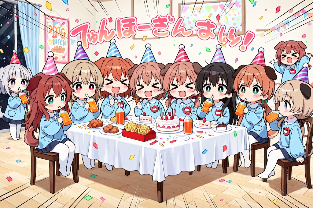 いぬみみようちえんのぼうねんかい！