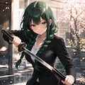黒衣の剣華・翠莉ちゃん 2枚目