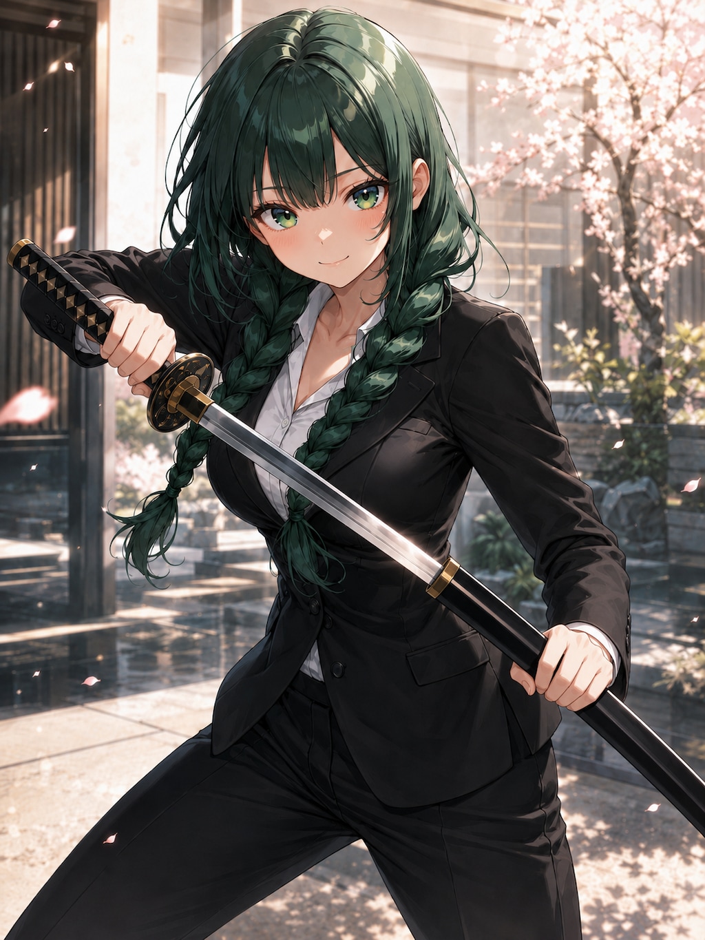 黒衣の剣華・翠莉ちゃん