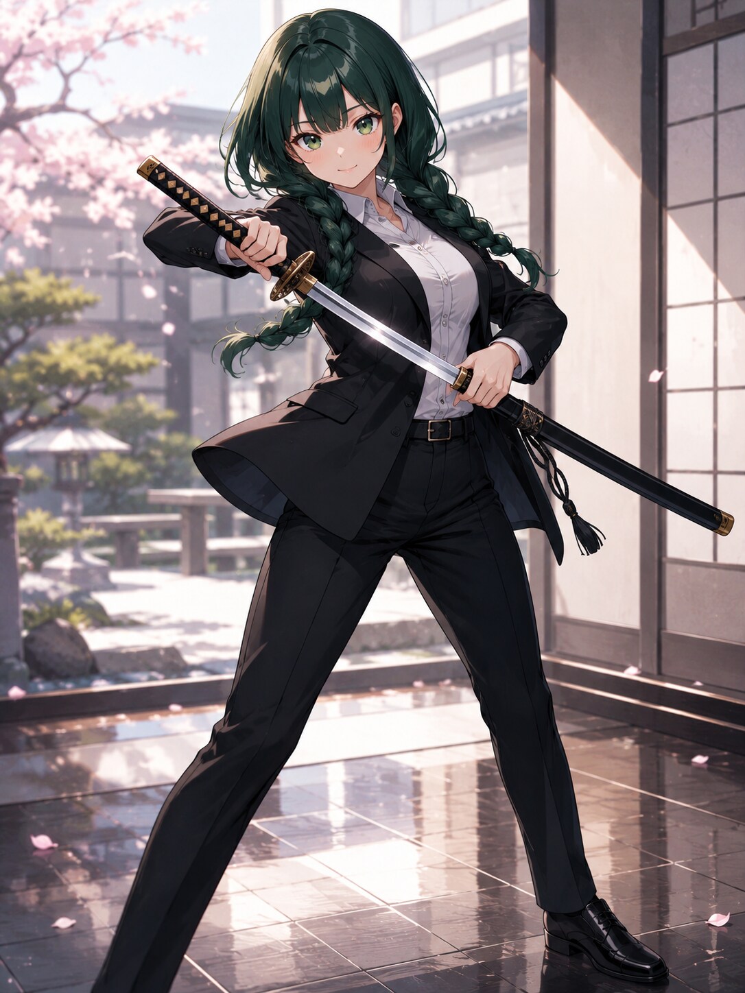 黒衣の剣華・翠莉ちゃん