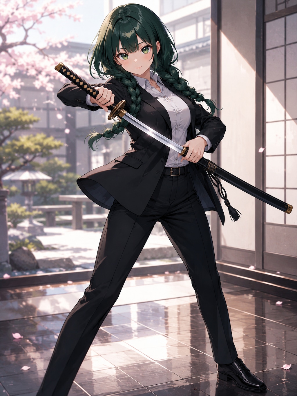 黒衣の剣華・翠莉ちゃん