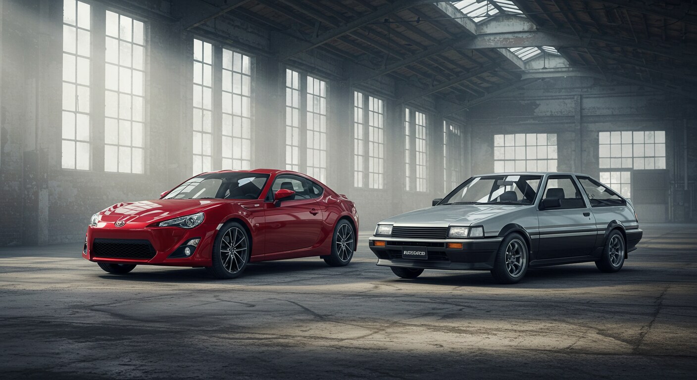 トヨタ86とAE86