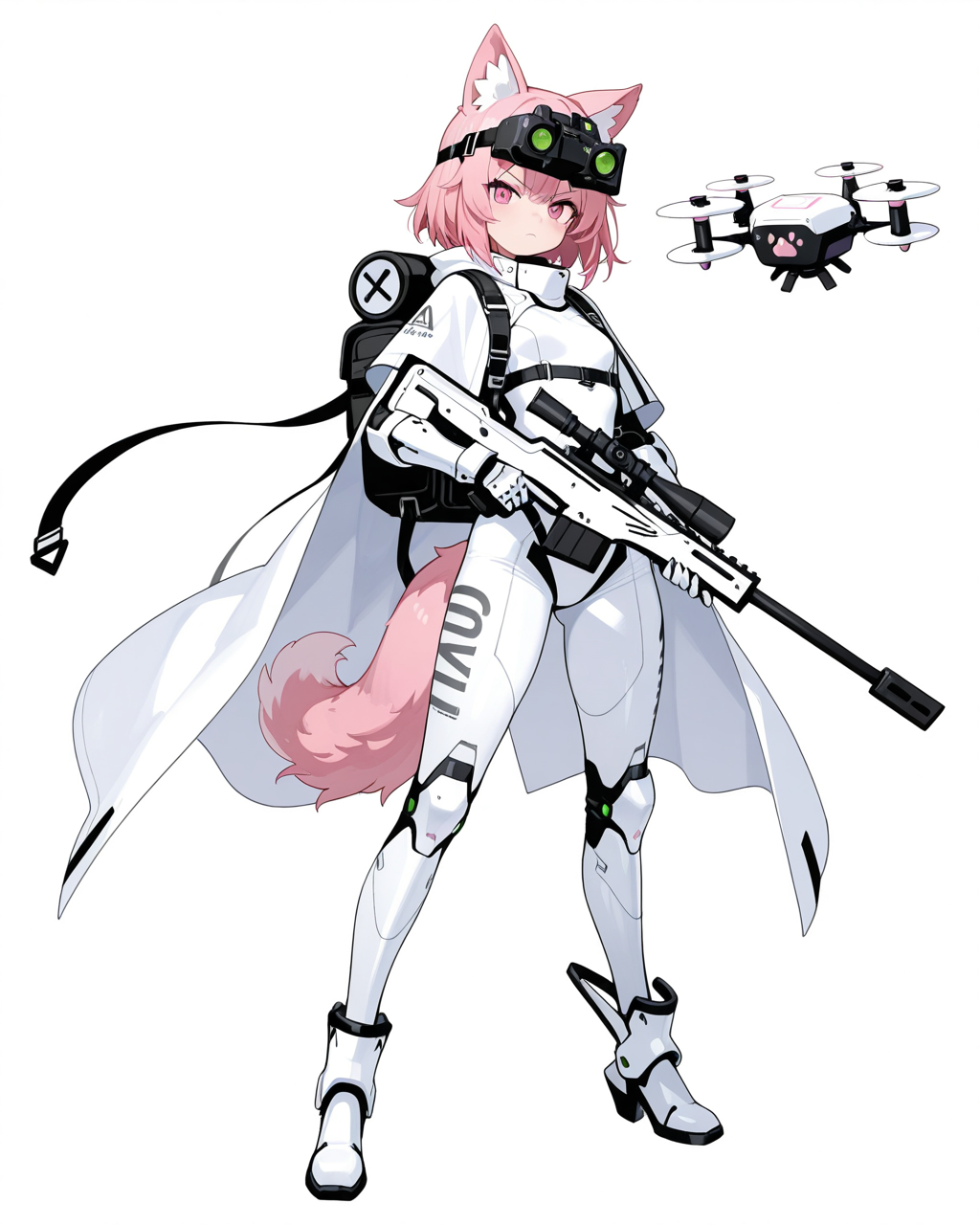 ヴァイスアインの装備をうちのねこにさせたった！！