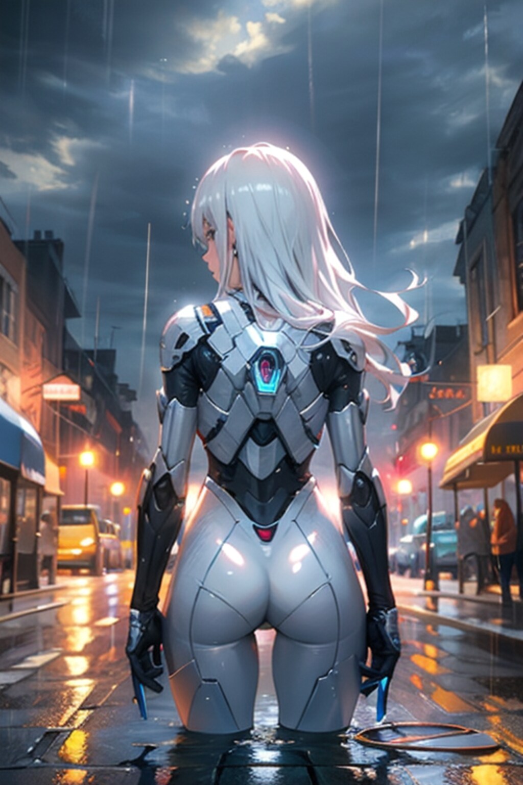 パワードスーツからプラグスーツに変更