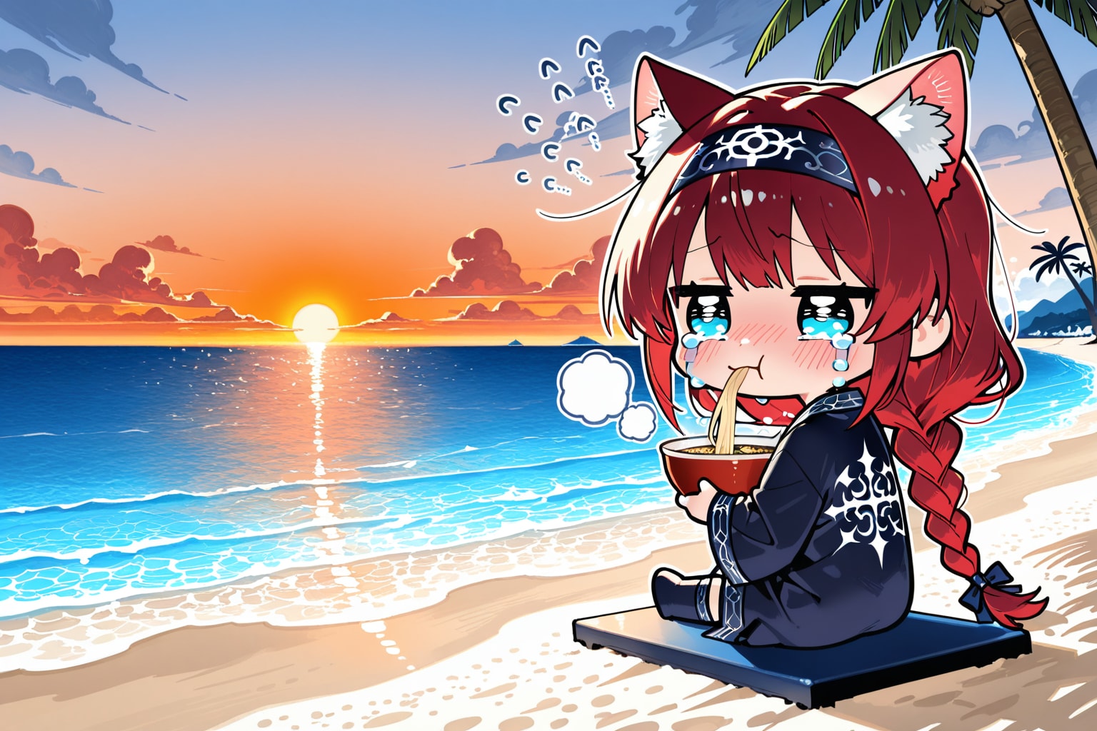 無人島でラーメンを | の人気AIイラスト・グラビア