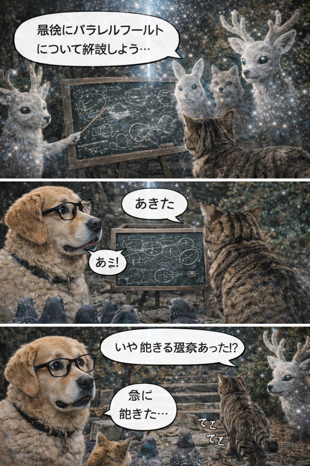 まだまだお正月の　いぬとねこといんこ37