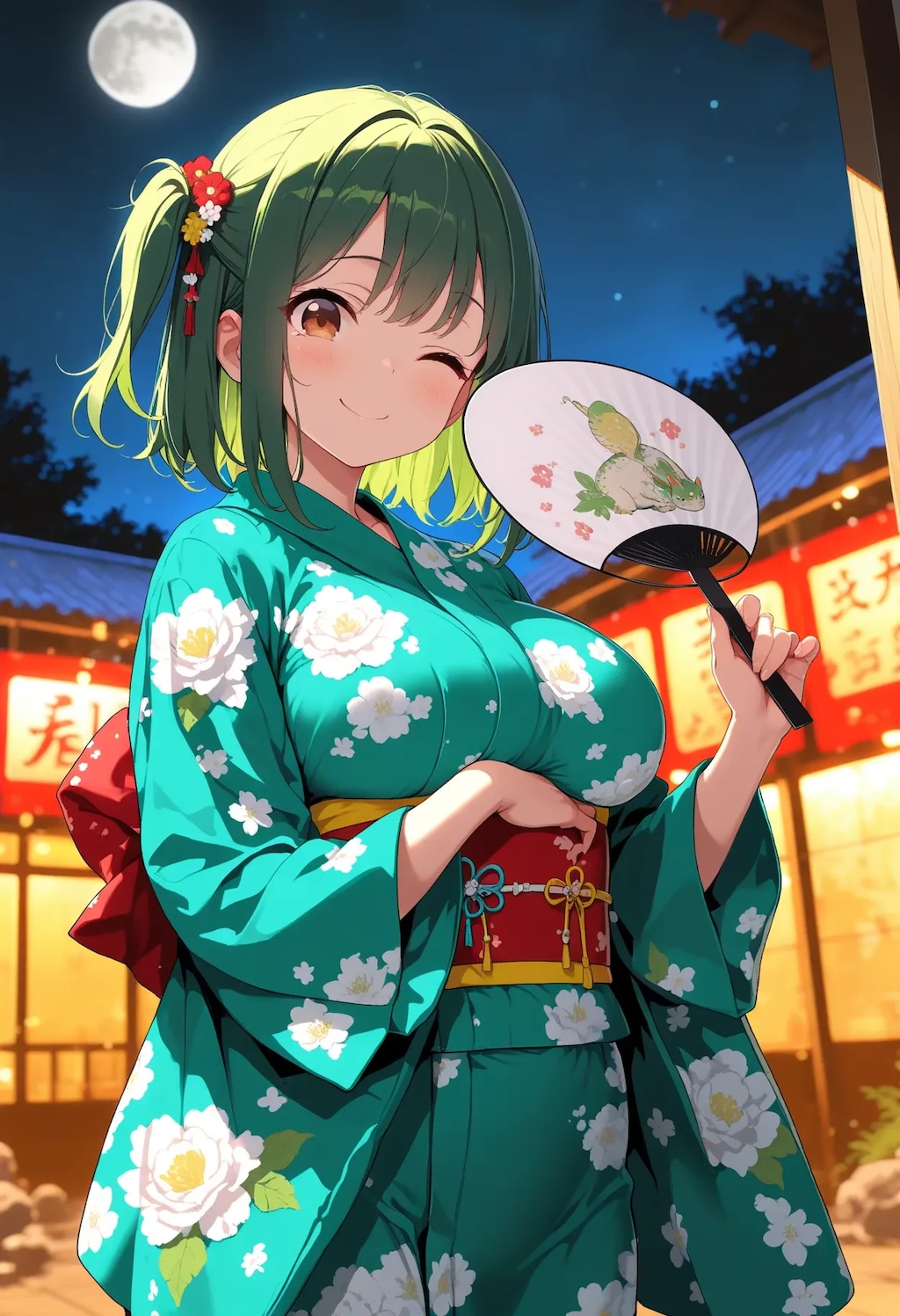 夏を満喫する🍧よもぎちゃん