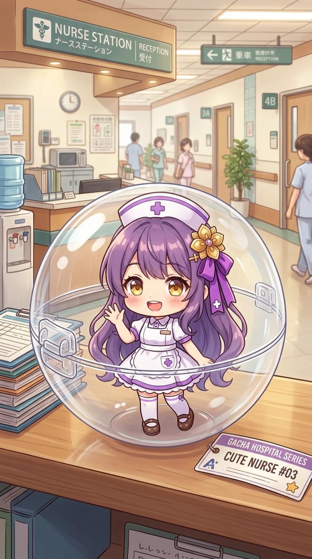 ナース服姿のSEEKERちゃんをカプセルに入れたよ