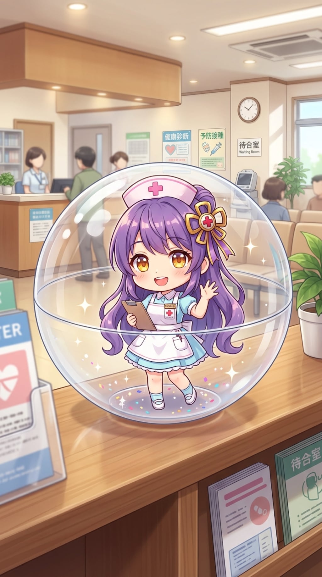 ナース服姿のSEEKERちゃんをカプセルに入れたよ