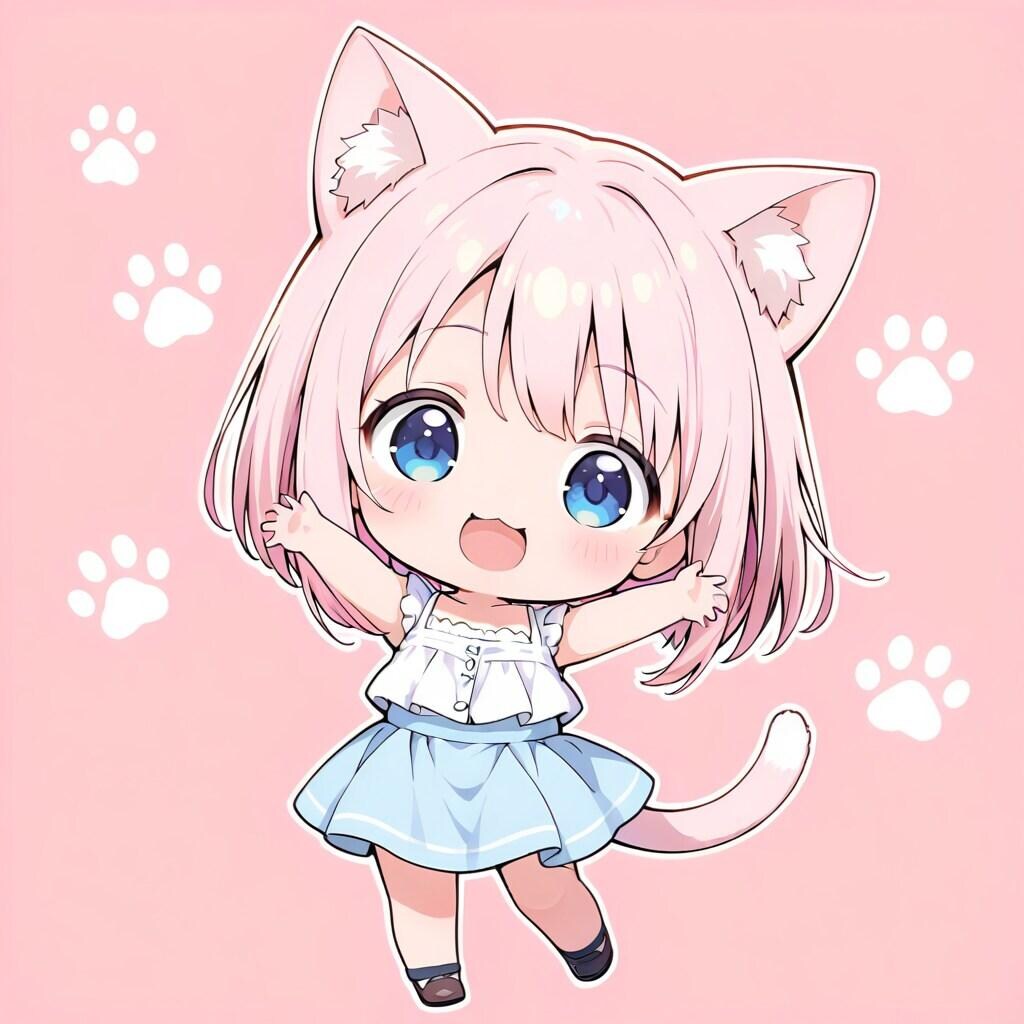 はるこちゃんステッカー
