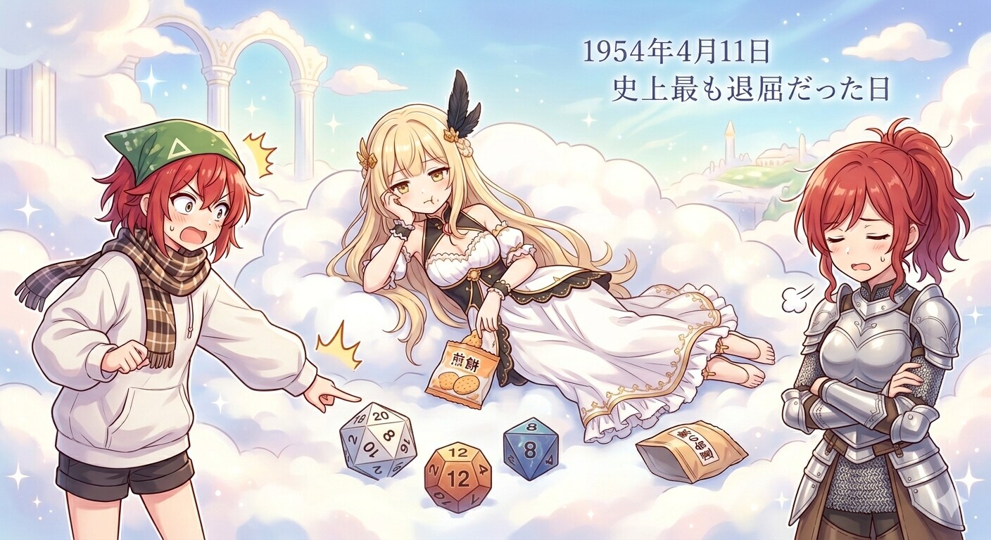 4月11日は史上最も退屈だった日