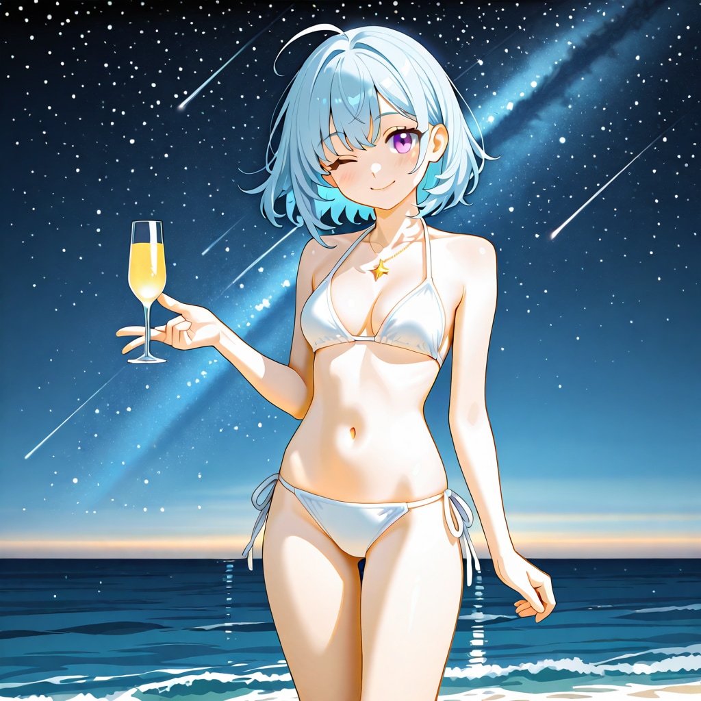 夜の海