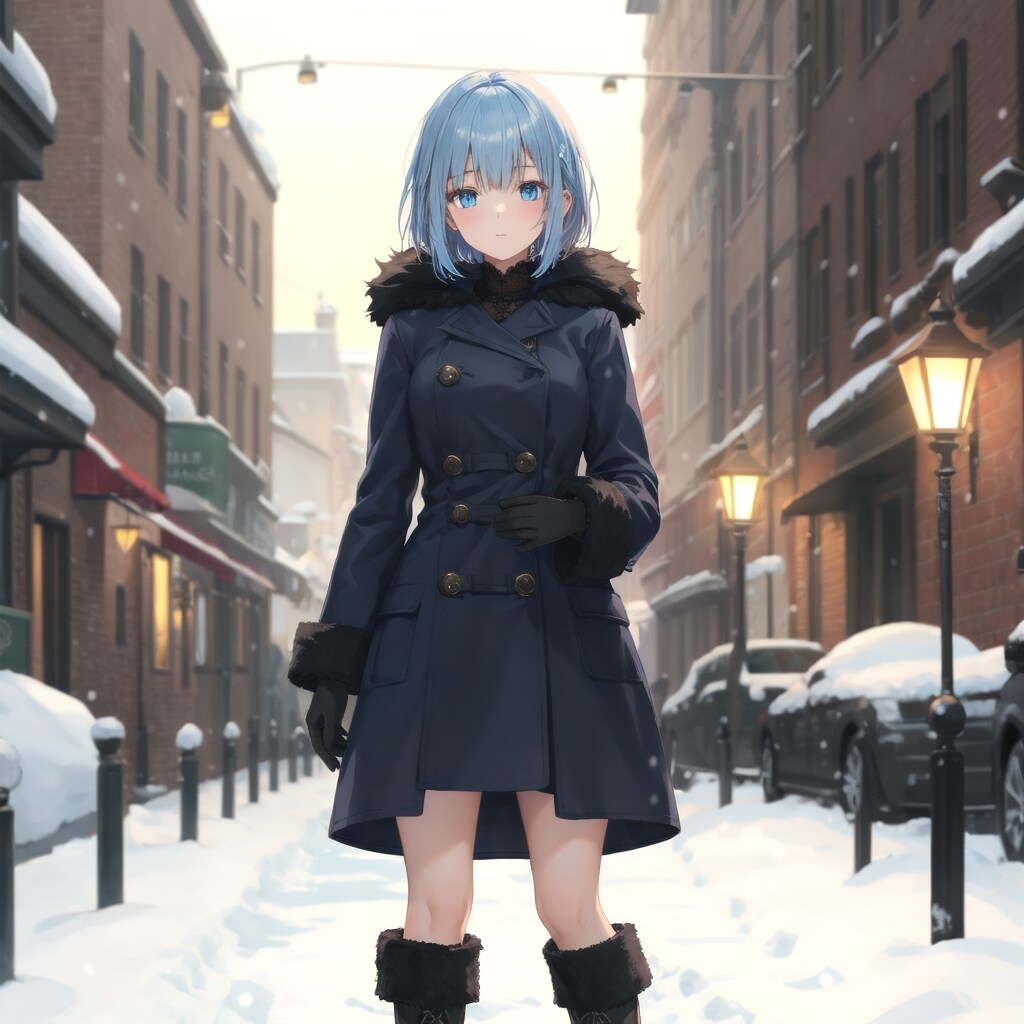 ゴシックな冬の装い