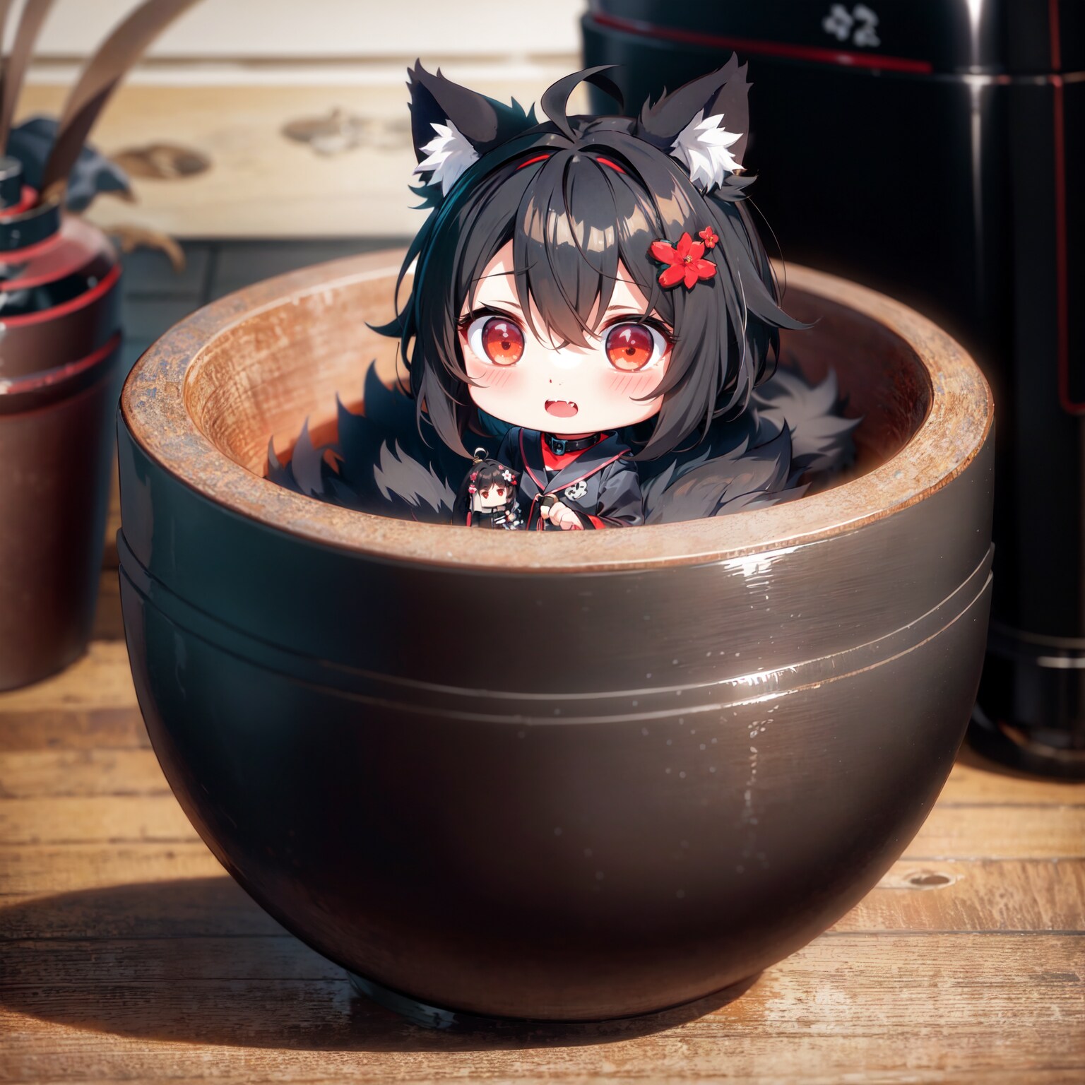 今日のお椀娘 | の人気AIイラスト・グラビア