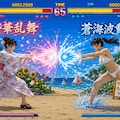 浴衣vs水着 2枚目